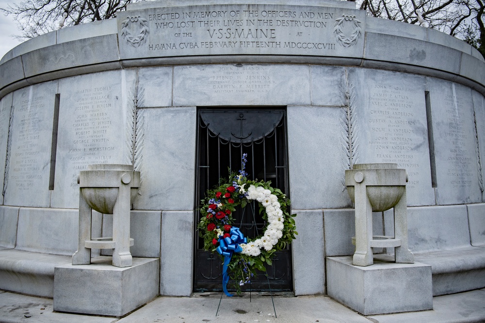 Ceremony Commemorating the 125th Anniversary of the Sinking of the USS Maine