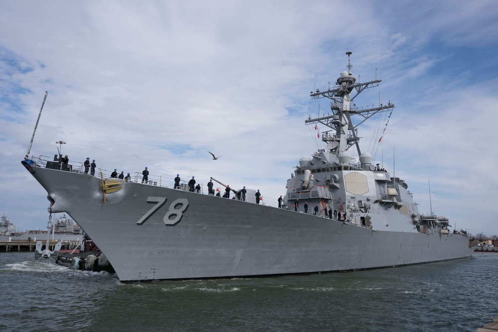 DVIDS - Images - USS Porter departs NAVSTA Norfolk for Deployment ...