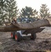 Base ground crew clears land for helipad
