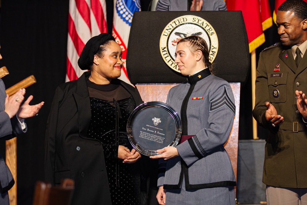 Cadet Fernandez battles her way to victory, receives Flipper Award