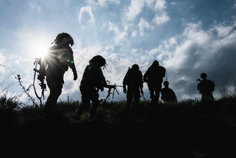 Able Company Paratroopers Conduct Squad Live Fire Exercises