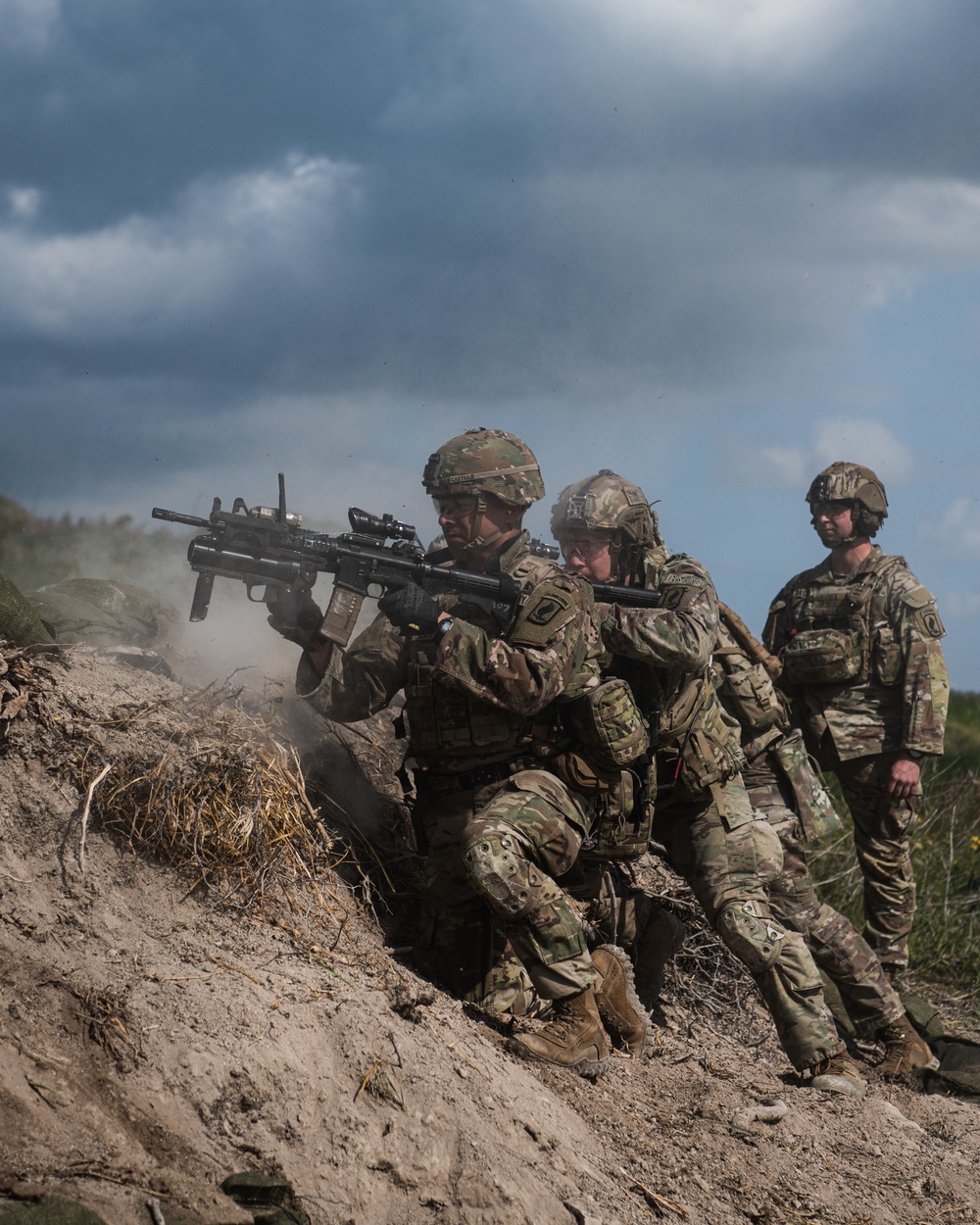 Able Company Paratroopers Conduct Squad Live Fire Exercises