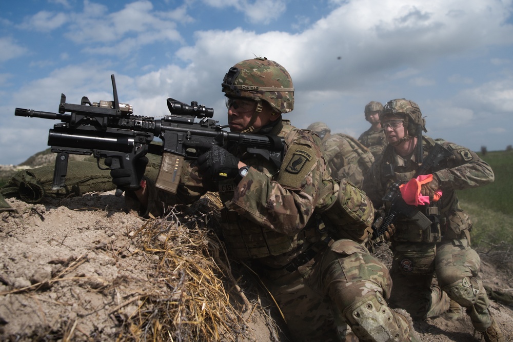 Able Company Paratroopers Conduct Squad Live Fire Exercises