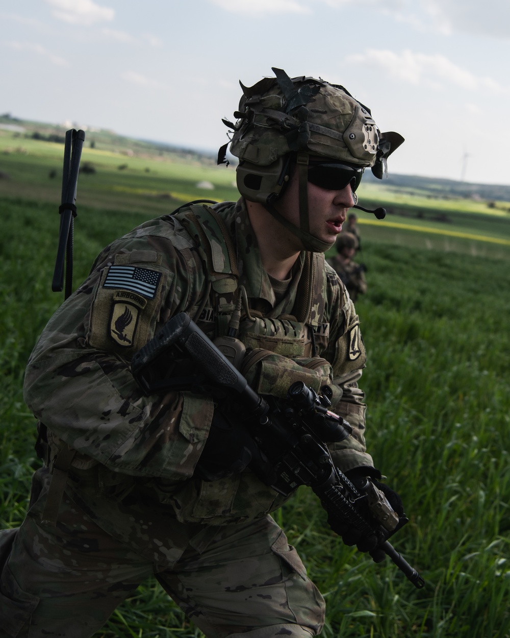 Able Company Paratroopers Conduct Squad Live Fire Exercises