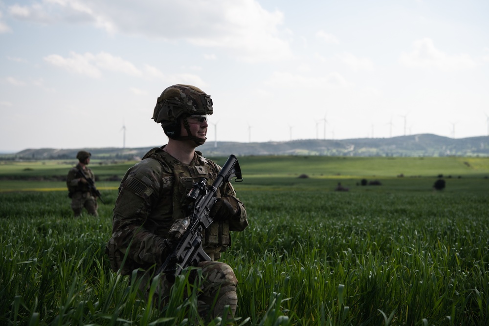 Able Company Paratroopers Conduct Squad Live Fire Exercises