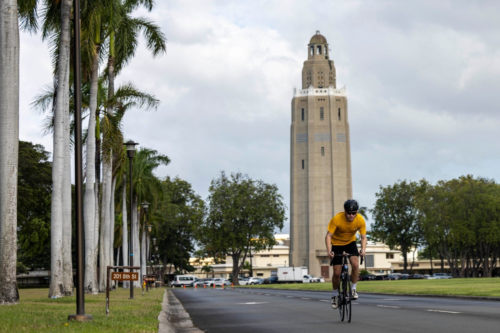 Team Navy Adaptive Sports Cycling Camp at JBPHH