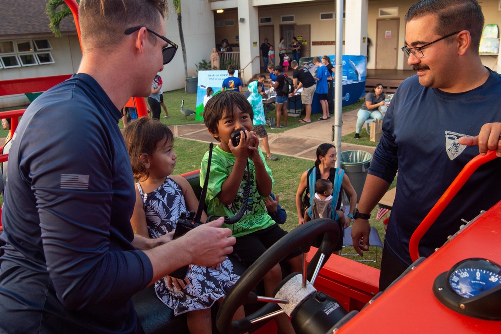 Pacific Missile Range Facility (PMRF) Participates in St. Theresa Catholic School's Science, Technology, Religion, Engineering, Art, and Math (S.T.R.E.A.M) night.