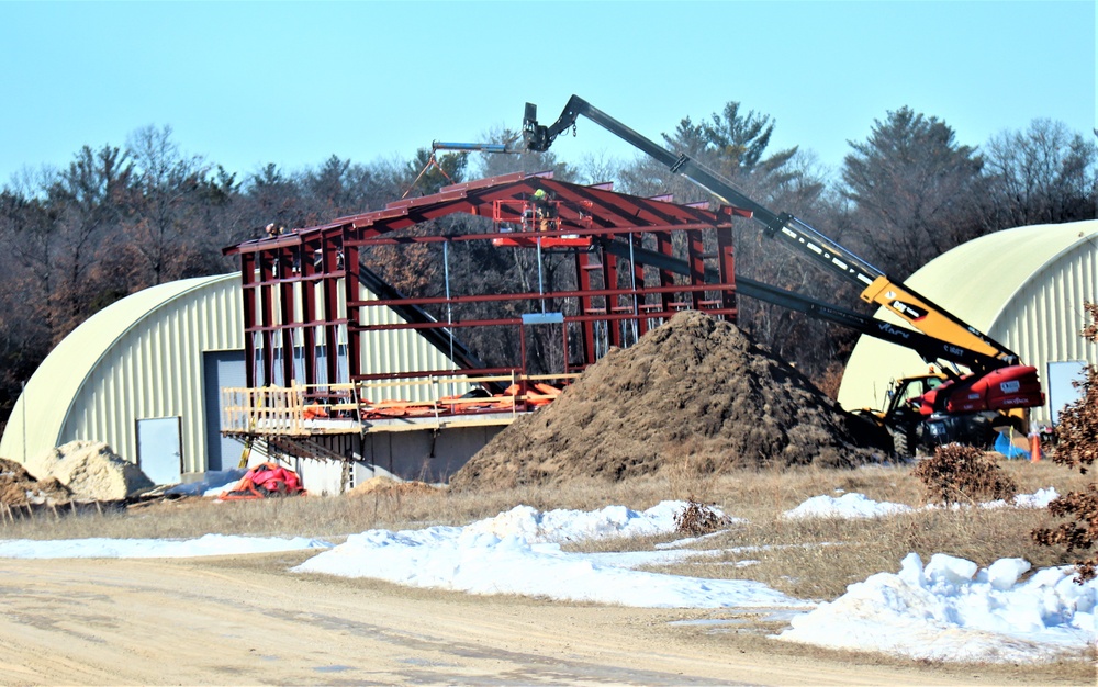 Construction underway for new C-17 load trainer facility at Fort McCoy's Young Air Assault Strip