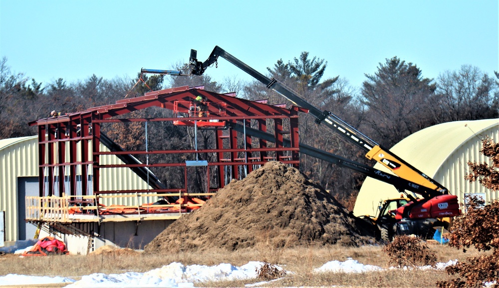 Construction underway for new C-17 load trainer facility at Fort McCoy's Young Air Assault Strip