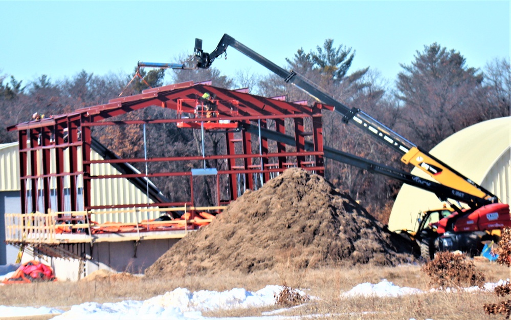 Construction underway for new C-17 load trainer facility at Fort McCoy's Young Air Assault Strip