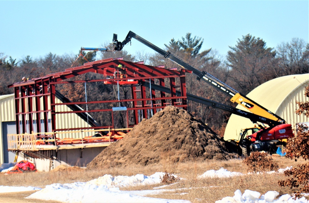 Construction underway for new C-17 load trainer facility at Fort McCoy's Young Air Assault Strip