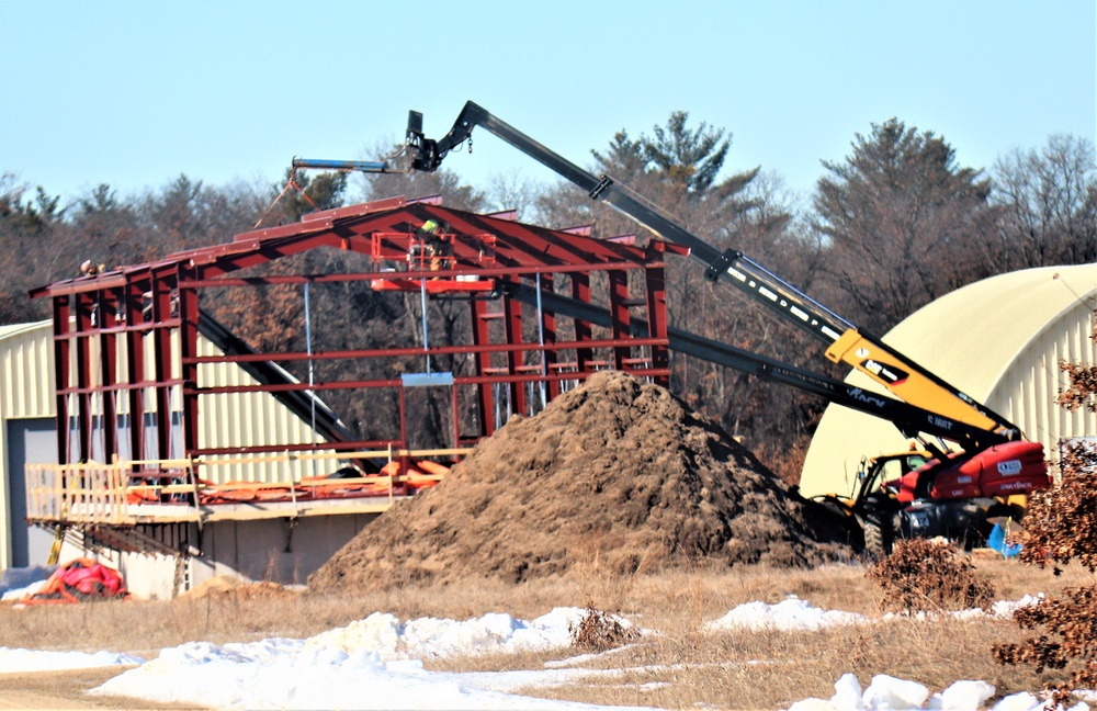 Construction underway for new C-17 load trainer facility at Fort McCoy's Young Air Assault Strip