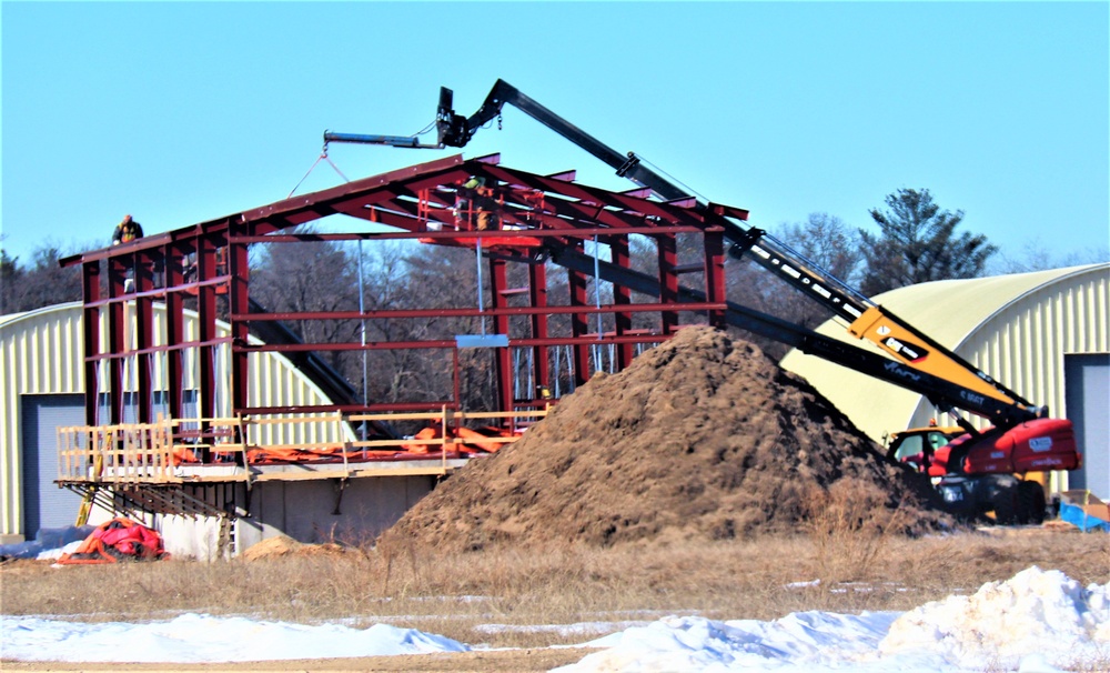 Construction underway for new C-17 load trainer facility at Fort McCoy's Young Air Assault Strip