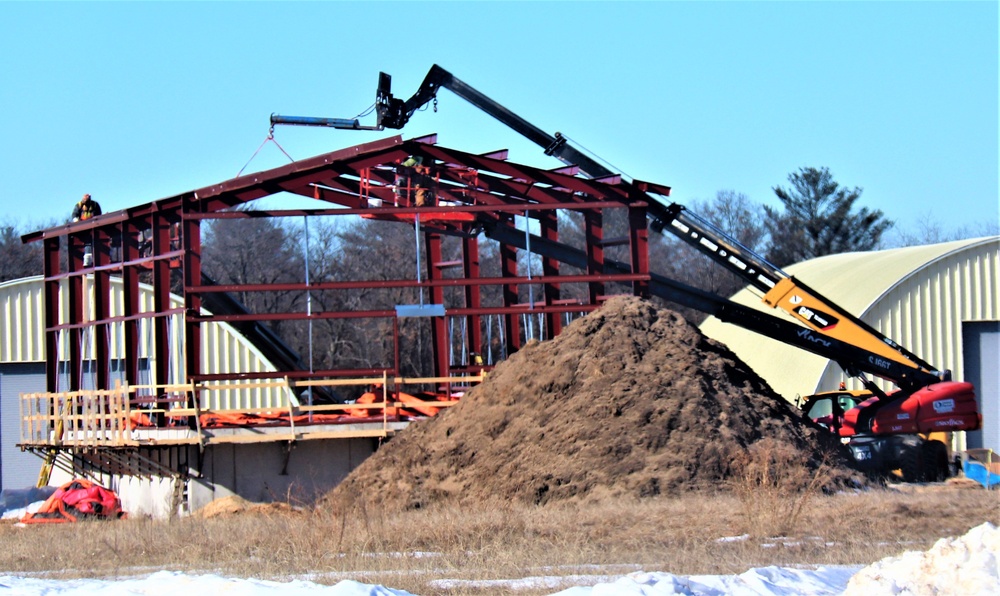 Construction underway for new C-17 load trainer facility at Fort McCoy's Young Air Assault Strip