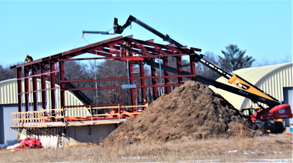 Construction underway for new C-17 load trainer facility at Fort McCoy's Young Air Assault Strip