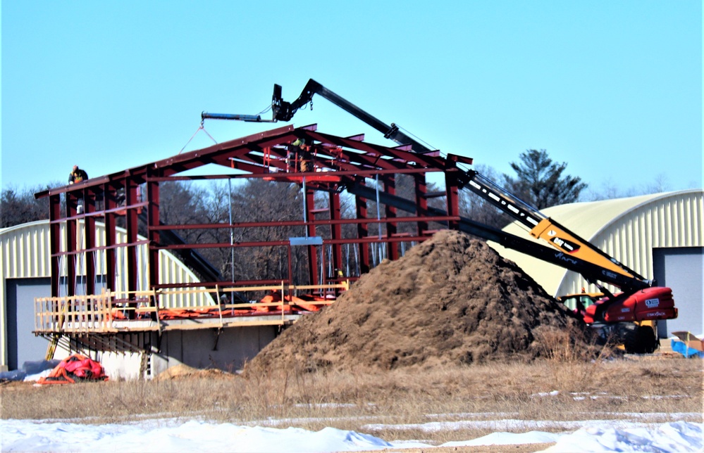 Construction underway for new C-17 load trainer facility at Fort McCoy's Young Air Assault Strip