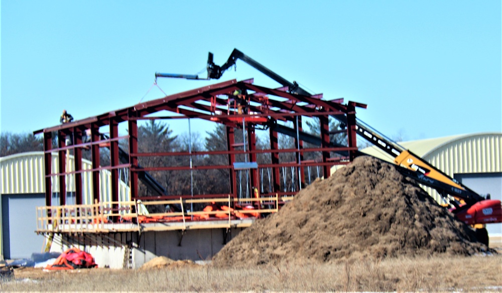 Construction underway for new C-17 load trainer facility at Fort McCoy's Young Air Assault Strip