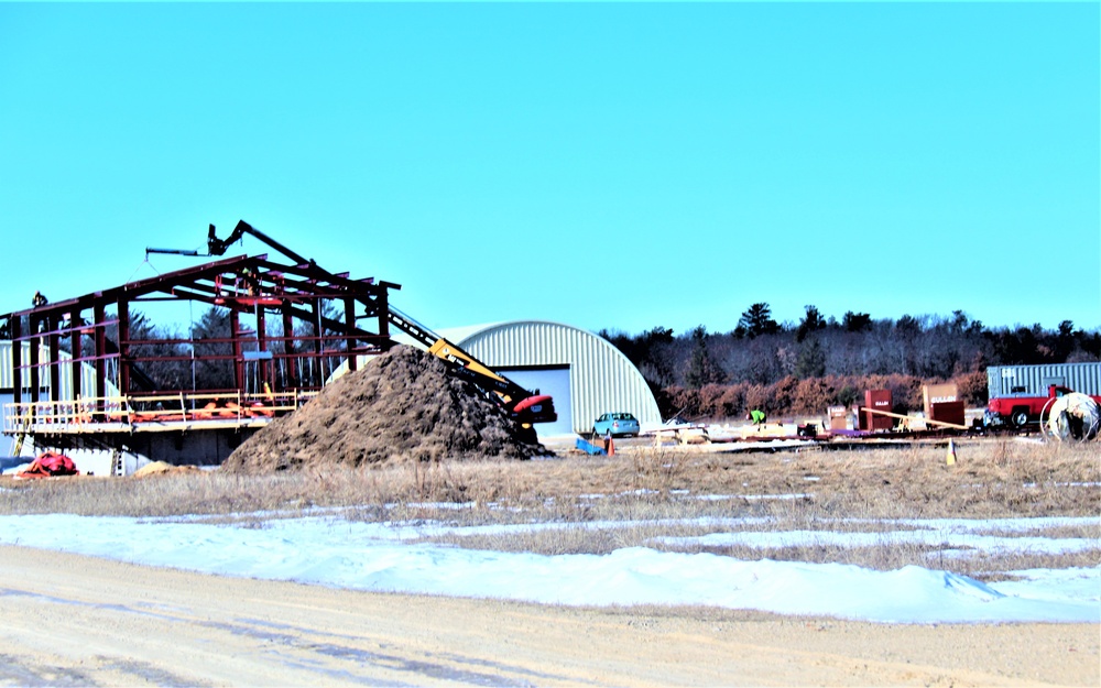 Construction underway for new C-17 load trainer facility at Fort McCoy's Young Air Assault Strip