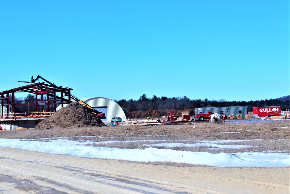 Construction underway for new C-17 load trainer facility at Fort McCoy's Young Air Assault Strip