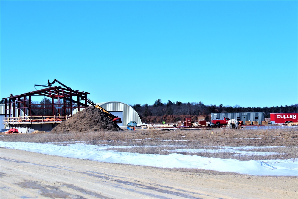 Construction underway for new C-17 load trainer facility at Fort McCoy's Young Air Assault Strip