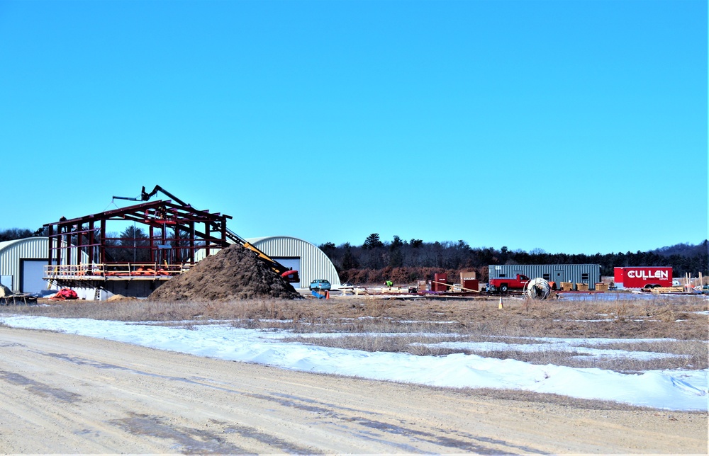 Construction underway for new C-17 load trainer facility at Fort McCoy's Young Air Assault Strip