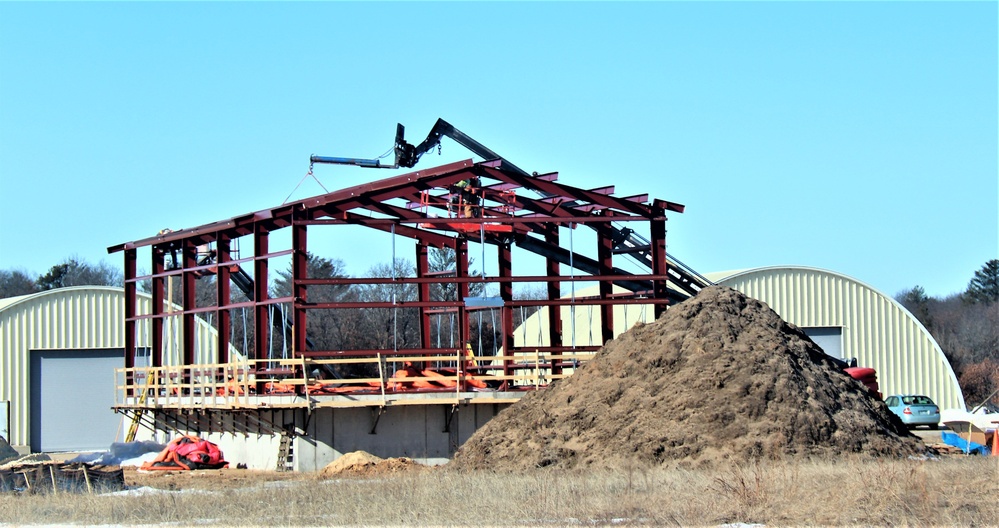 Construction underway for new C-17 load trainer facility at Fort McCoy's Young Air Assault Strip