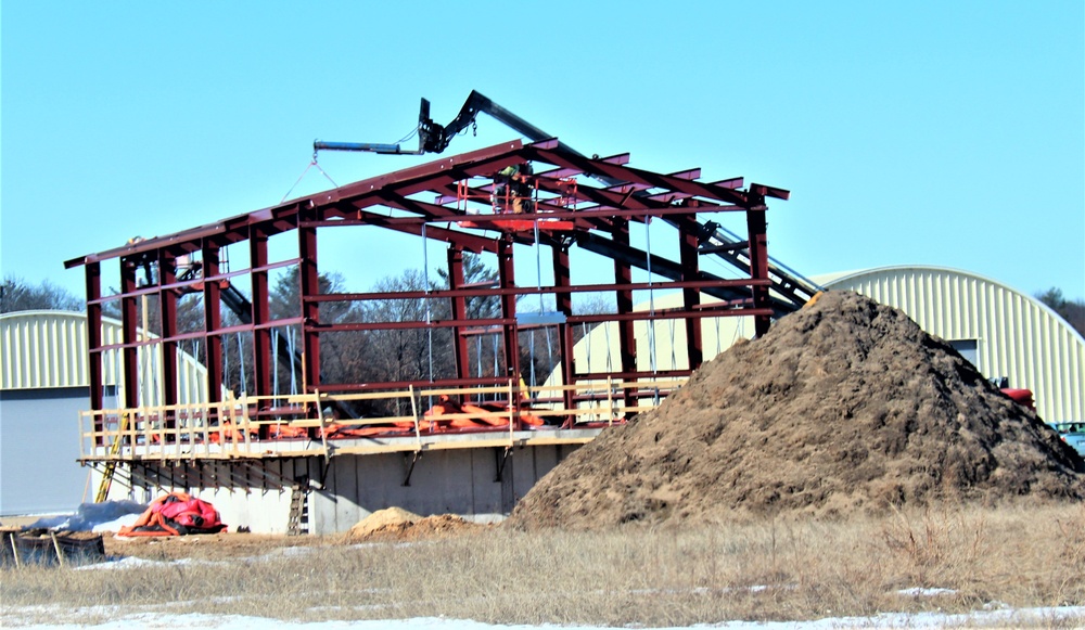 Construction underway for new C-17 load trainer facility at Fort McCoy's Young Air Assault Strip