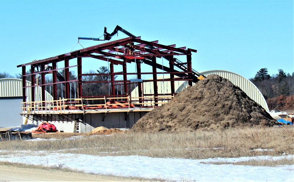 Construction underway for new C-17 load trainer facility at Fort McCoy's Young Air Assault Strip