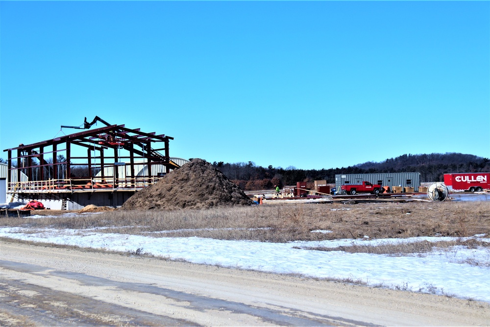 Construction underway for new C-17 load trainer facility at Fort McCoy's Young Air Assault Strip