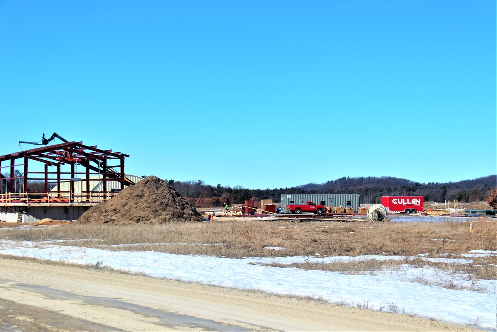 Construction underway for new C-17 load trainer facility at Fort McCoy's Young Air Assault Strip