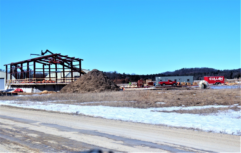 Construction underway for new C-17 load trainer facility at Fort McCoy's Young Air Assault Strip