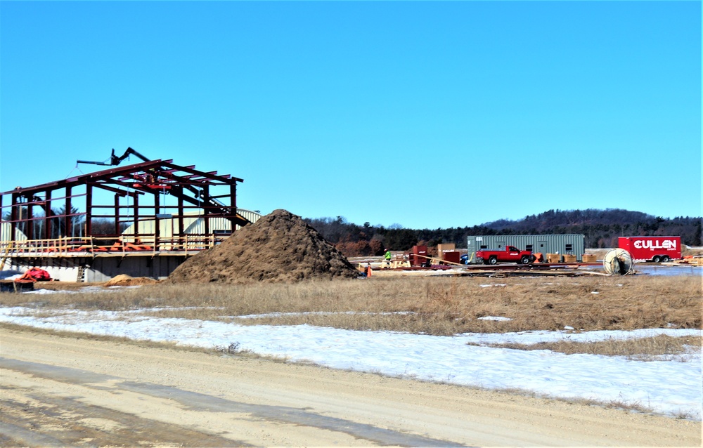 Construction underway for new C-17 load trainer facility at Fort McCoy's Young Air Assault Strip