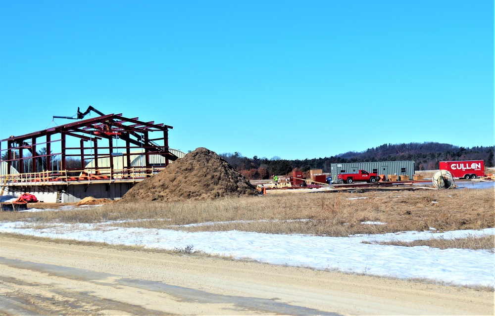 Construction underway for new C-17 load trainer facility at Fort McCoy's Young Air Assault Strip