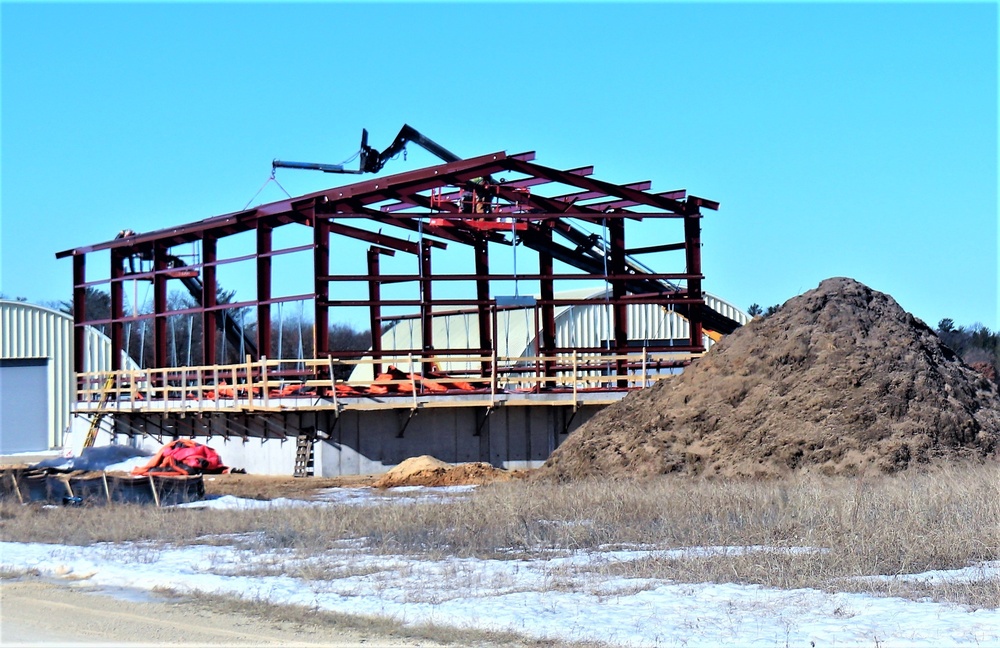 Construction underway for new C-17 load trainer facility at Fort McCoy's Young Air Assault Strip