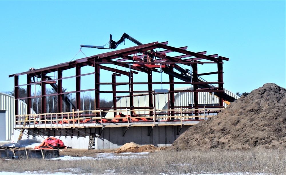 Construction underway for new C-17 load trainer facility at Fort McCoy's Young Air Assault Strip