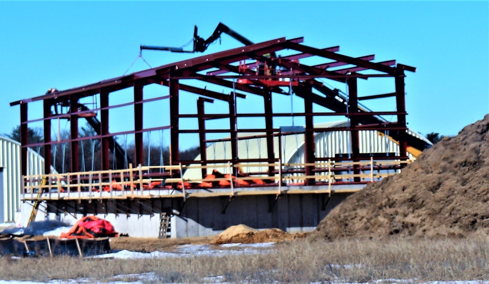 Construction underway for new C-17 load trainer facility at Fort McCoy's Young Air Assault Strip