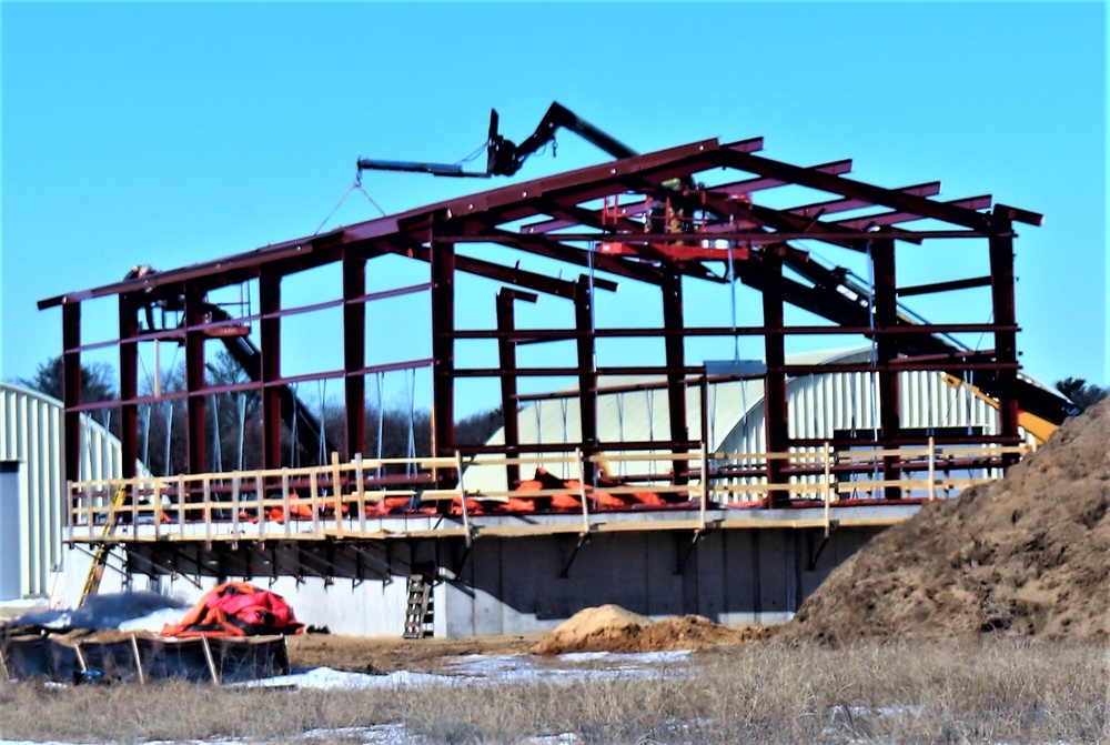 Construction underway for new C-17 load trainer facility at Fort McCoy's Young Air Assault Strip