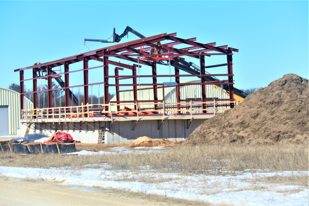 Construction underway for new C-17 load trainer facility at Fort McCoy's Young Air Assault Strip