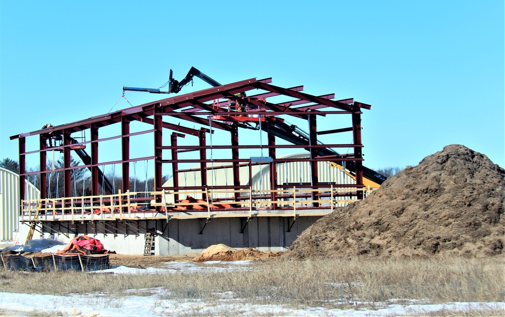 Construction underway for new C-17 load trainer facility at Fort McCoy's Young Air Assault Strip