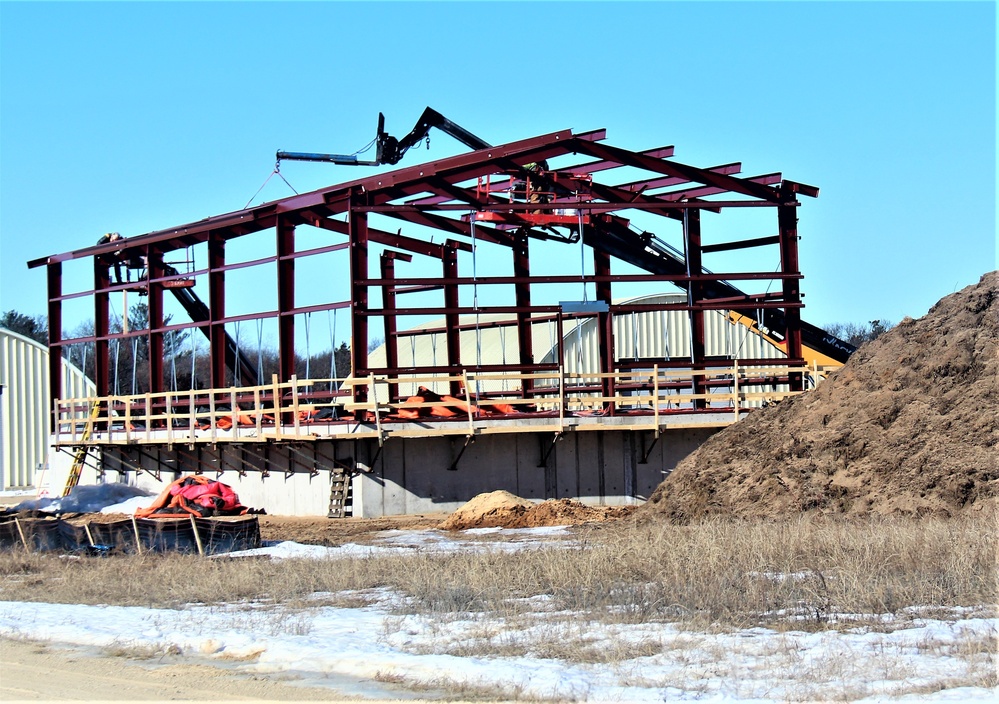 Construction underway for new C-17 load trainer facility at Fort McCoy's Young Air Assault Strip