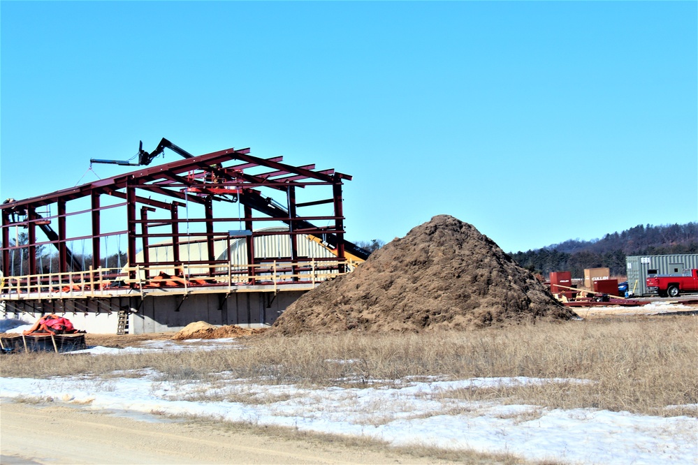 Construction underway for new C-17 load trainer facility at Fort McCoy's Young Air Assault Strip