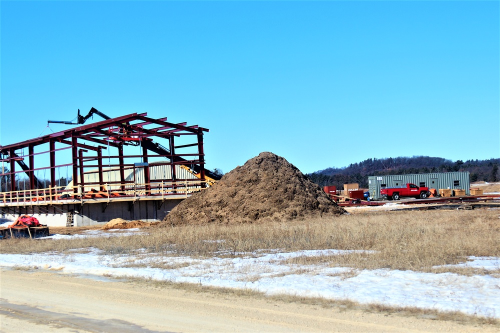 Construction underway for new C-17 load trainer facility at Fort McCoy's Young Air Assault Strip