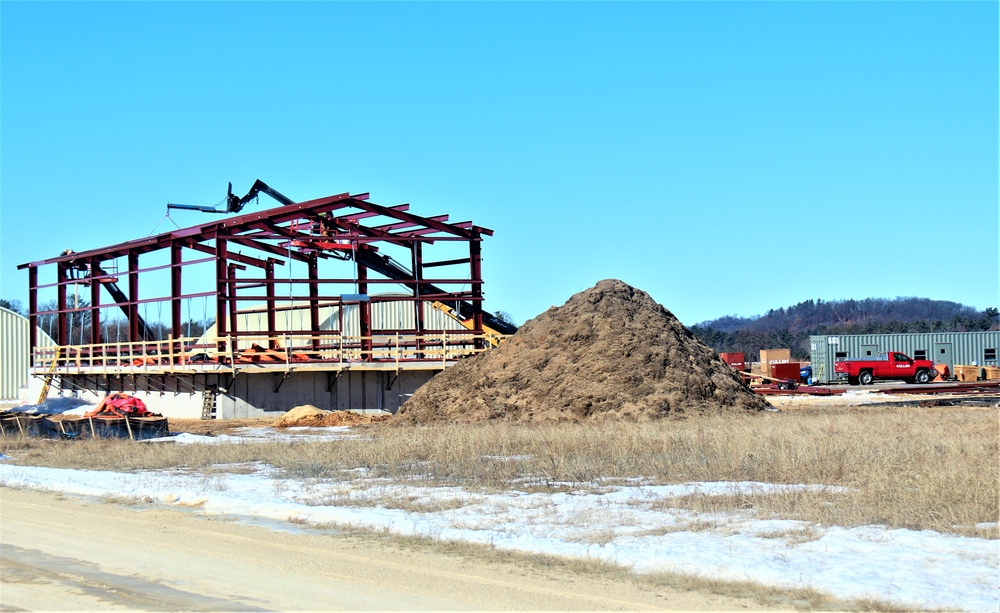 Construction underway for new C-17 load trainer facility at Fort McCoy's Young Air Assault Strip