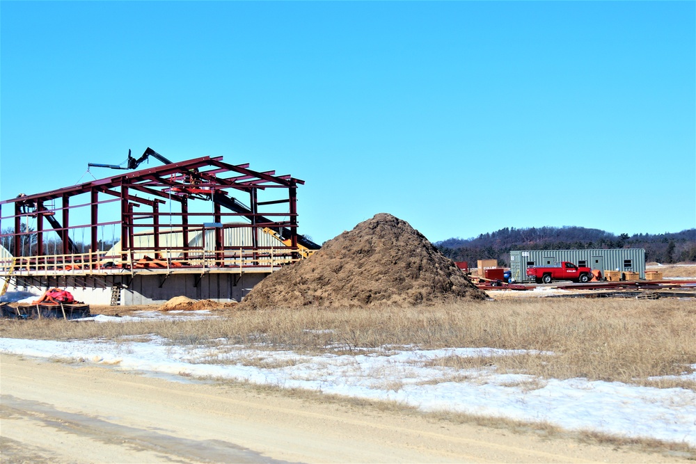 Construction underway for new C-17 load trainer facility at Fort McCoy's Young Air Assault Strip