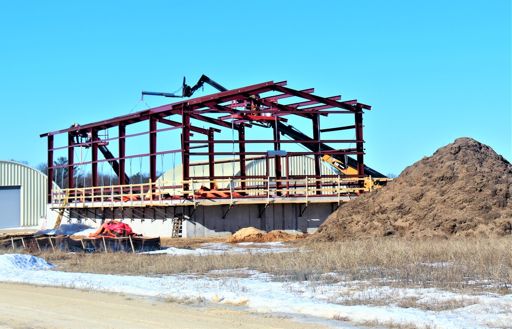 Construction underway for new C-17 load trainer facility at Fort McCoy's Young Air Assault Strip