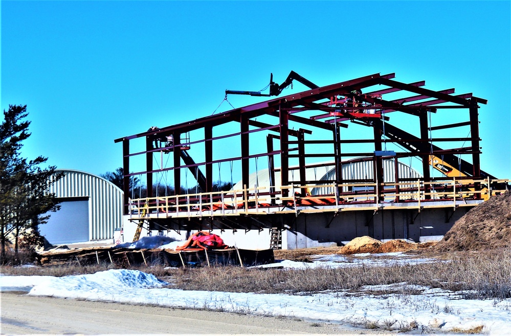 Construction underway for new C-17 load trainer facility at Fort McCoy's Young Air Assault Strip