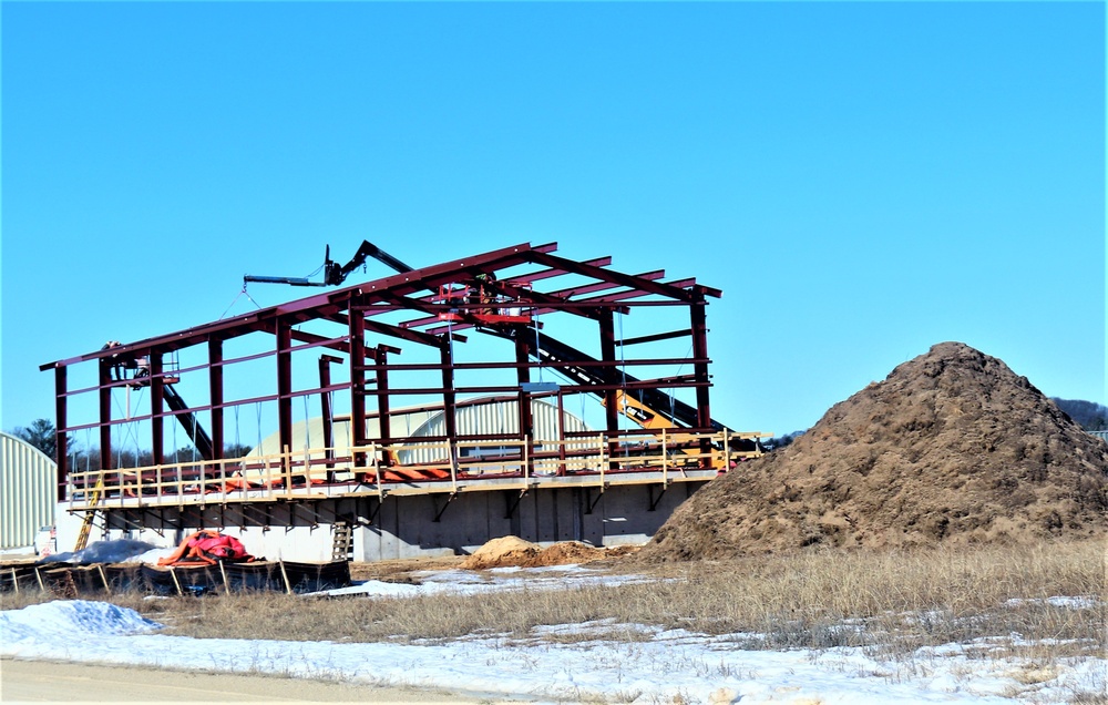 Construction underway for new C-17 load trainer facility at Fort McCoy's Young Air Assault Strip