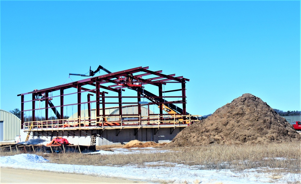 Construction underway for new C-17 load trainer facility at Fort McCoy's Young Air Assault Strip