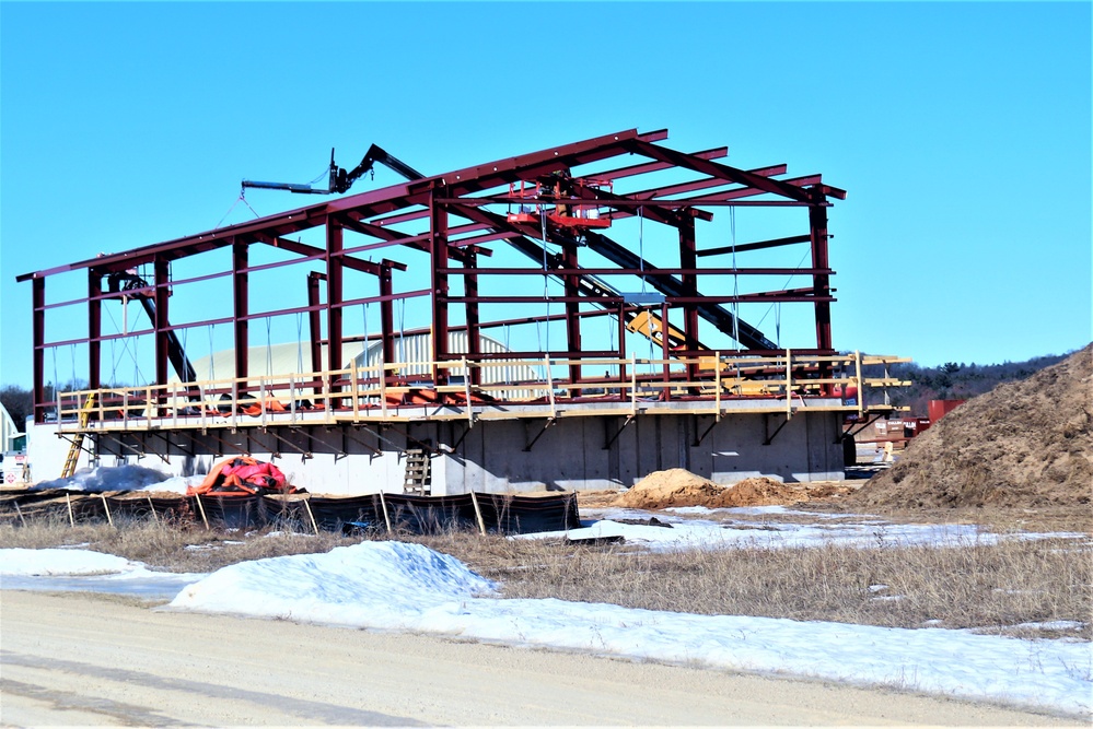 Construction underway for new C-17 load trainer facility at Fort McCoy's Young Air Assault Strip