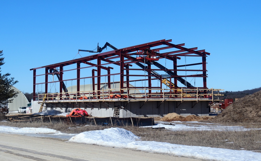 Construction underway for new C-17 load trainer facility at Fort McCoy's Young Air Assault Strip